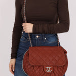 Chanel 2011 Bordeaux Large Chain Around Flap Bag - FashioNica