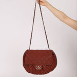Chanel 2011 Bordeaux Large Chain Around Flap Bag - FashioNica