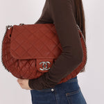 Chanel 2011 Bordeaux Large Chain Around Flap Bag - FashioNica