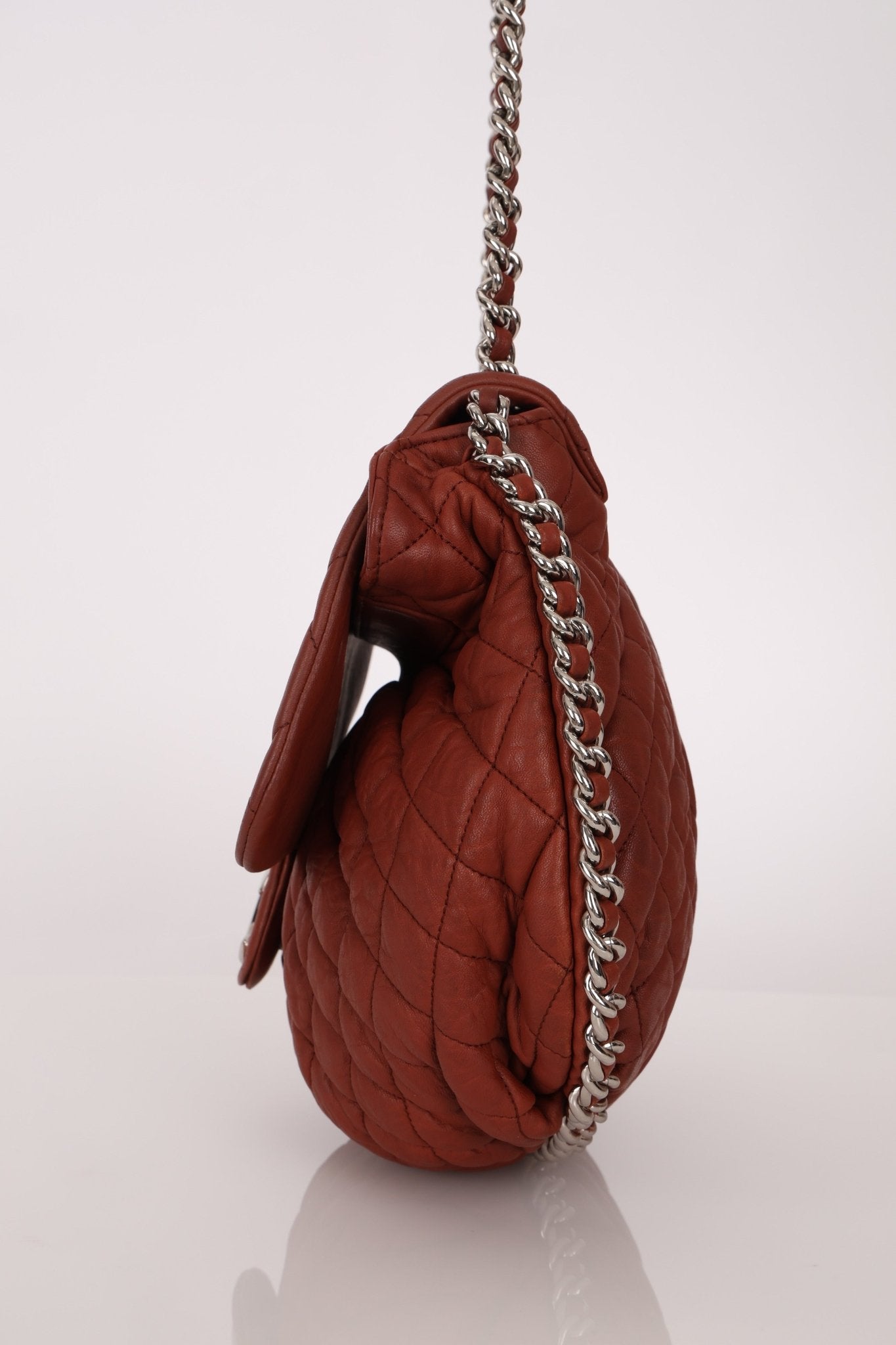 Chanel 2011 Bordeaux Large Chain Around Flap Bag - FashioNica