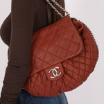 Chanel 2011 Bordeaux Large Chain Around Flap Bag - FashioNica