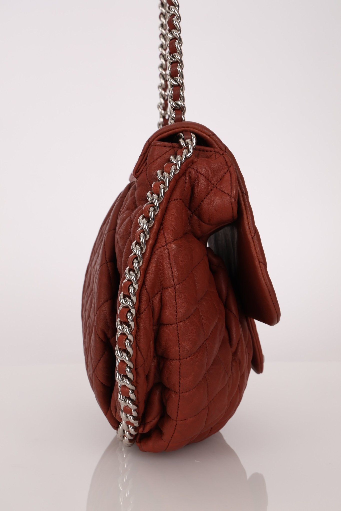 Chanel 2011 Bordeaux Large Chain Around Flap Bag - FashioNica