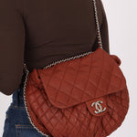 Chanel 2011 Bordeaux Large Chain Around Flap Bag - FashioNica