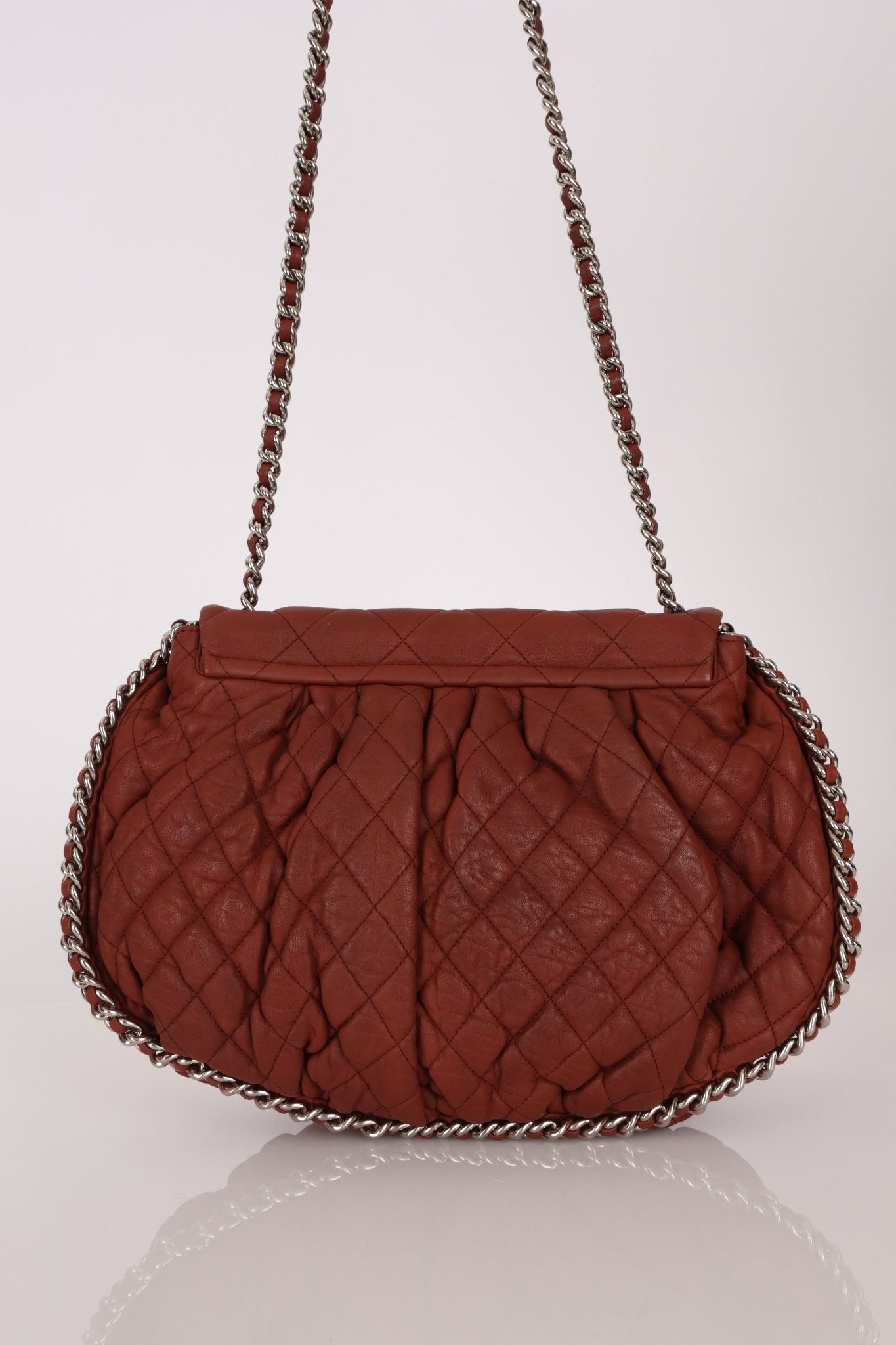 Chanel 2011 Bordeaux Large Chain Around Flap Bag - FashioNica