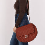 Chanel 2011 Bordeaux Large Chain Around Flap Bag - FashioNica