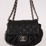 Chanel 2011 Calfskin Chain Around Dumpling Crossbody - FashioNica