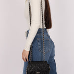 Chanel 2011 Calfskin Chain Around Dumpling Crossbody - FashioNica