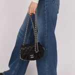 Chanel 2011 Calfskin Chain Around Dumpling Crossbody - FashioNica