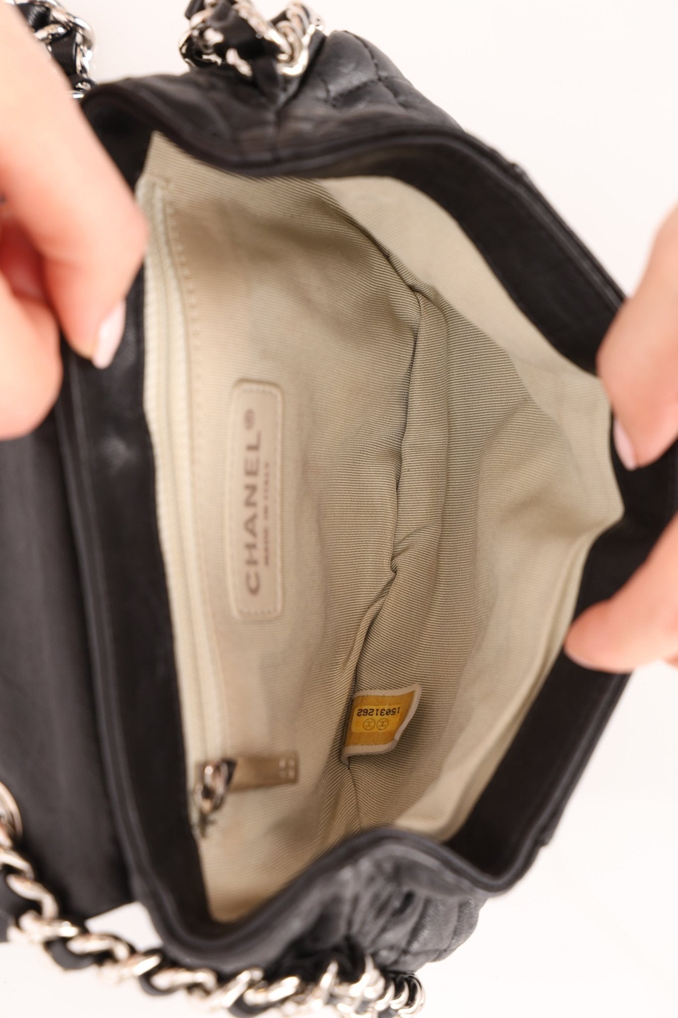 Chanel 2011 Calfskin Chain Around Dumpling Crossbody - FashioNica