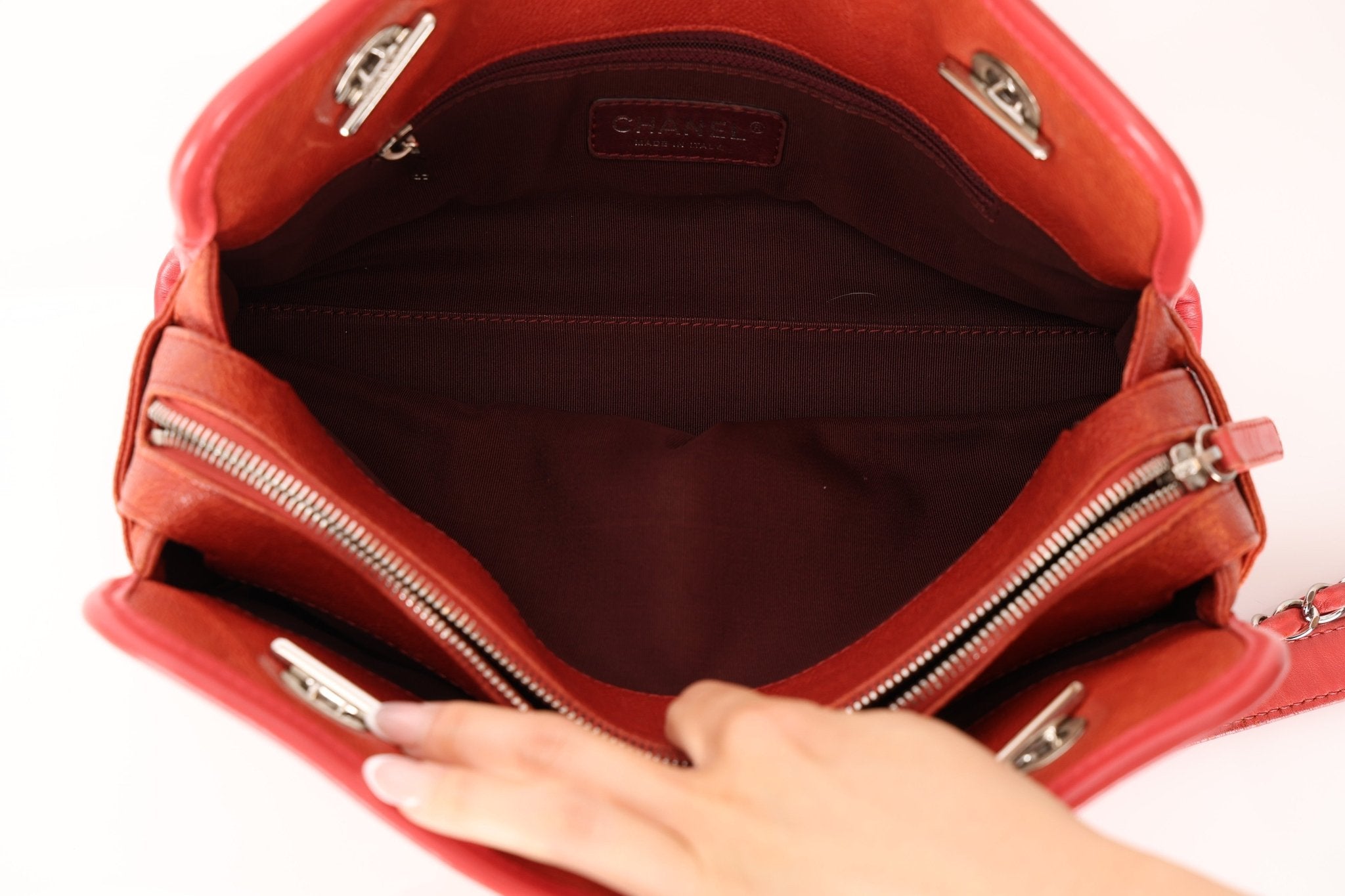 Chanel 2011 Caviar French Riviera Mini East West Tote - FashioNica