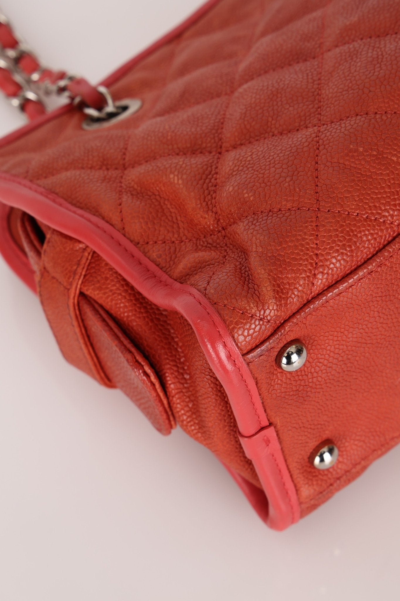 Chanel 2011 Caviar French Riviera Mini East West Tote - FashioNica