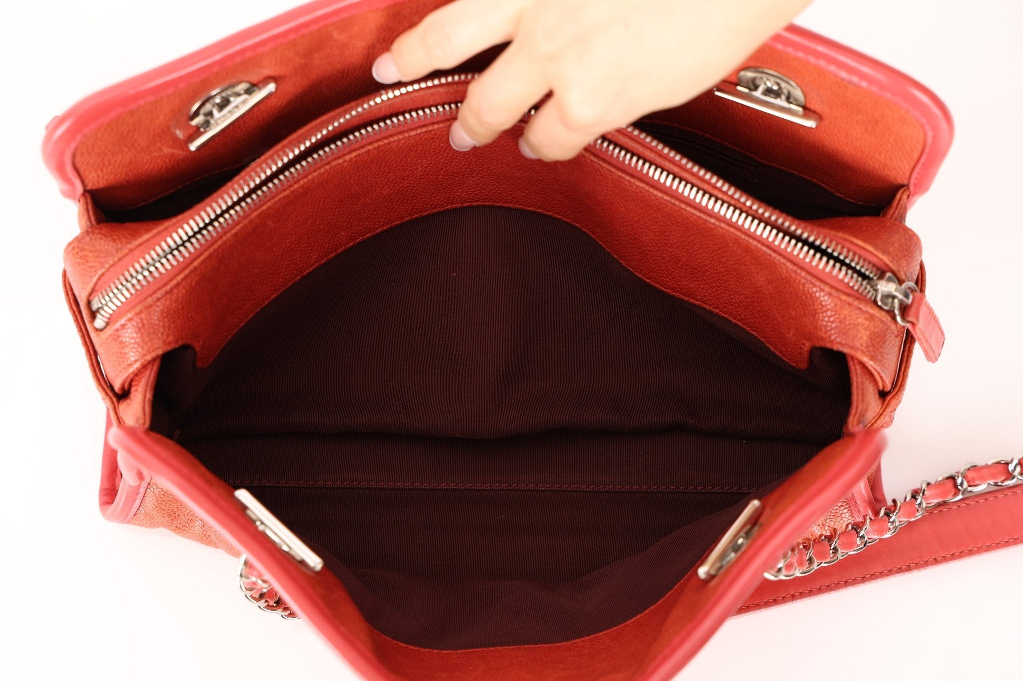 Chanel 2011 Caviar French Riviera Mini East West Tote - FashioNica