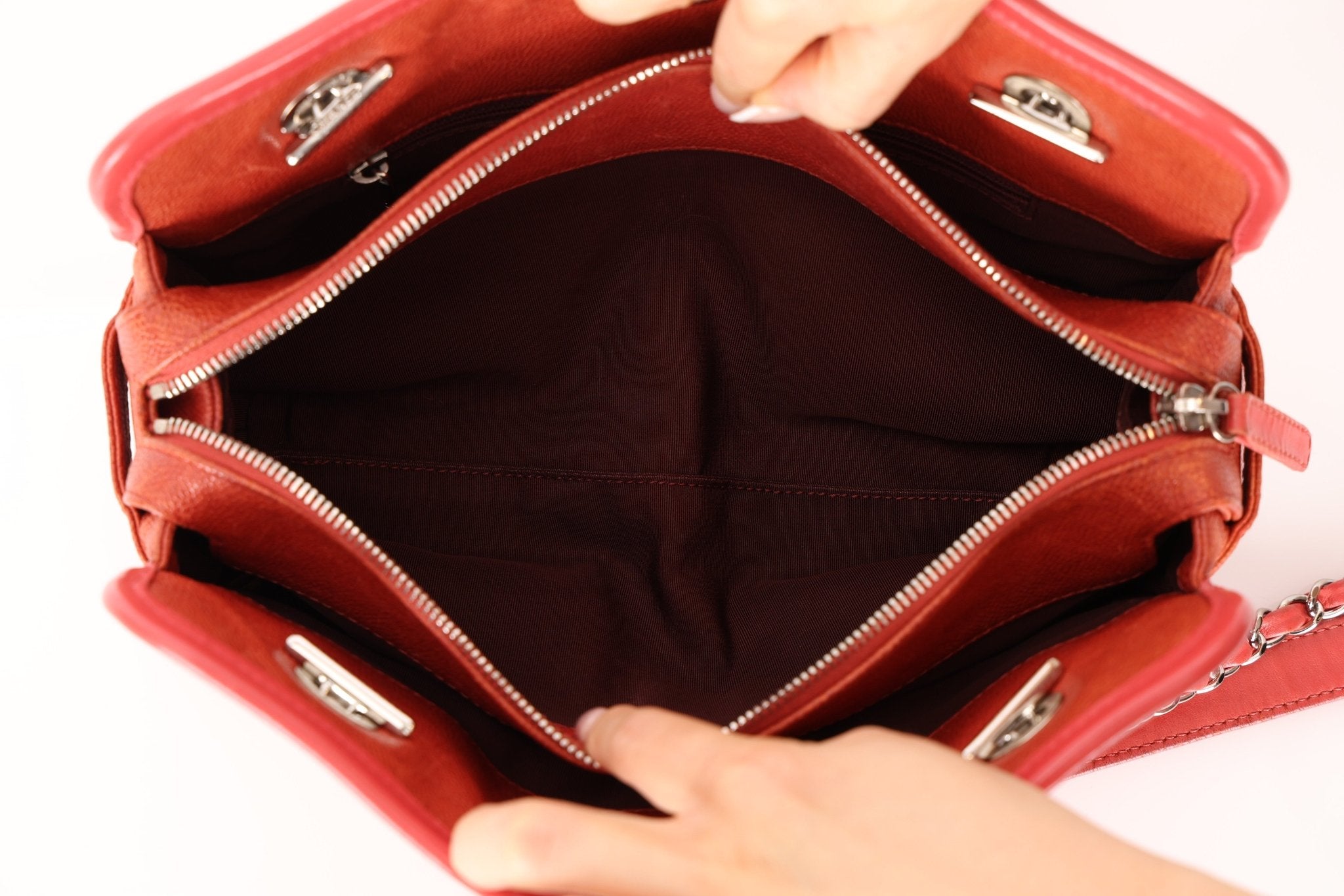 Chanel 2011 Caviar French Riviera Mini East West Tote - FashioNica