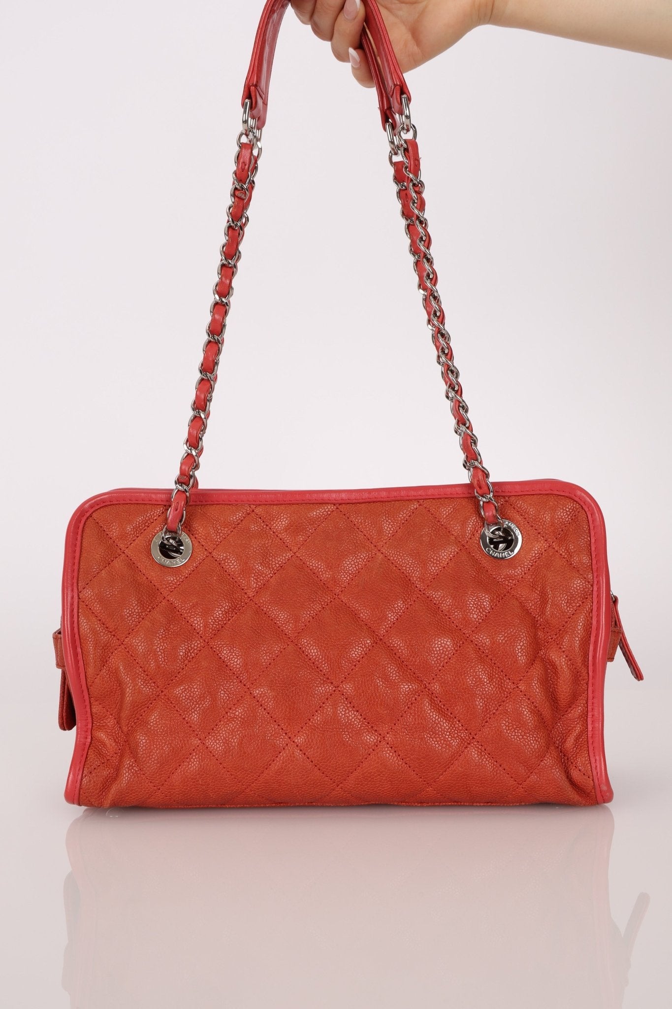 Chanel 2011 Caviar French Riviera Mini East West Tote - FashioNica