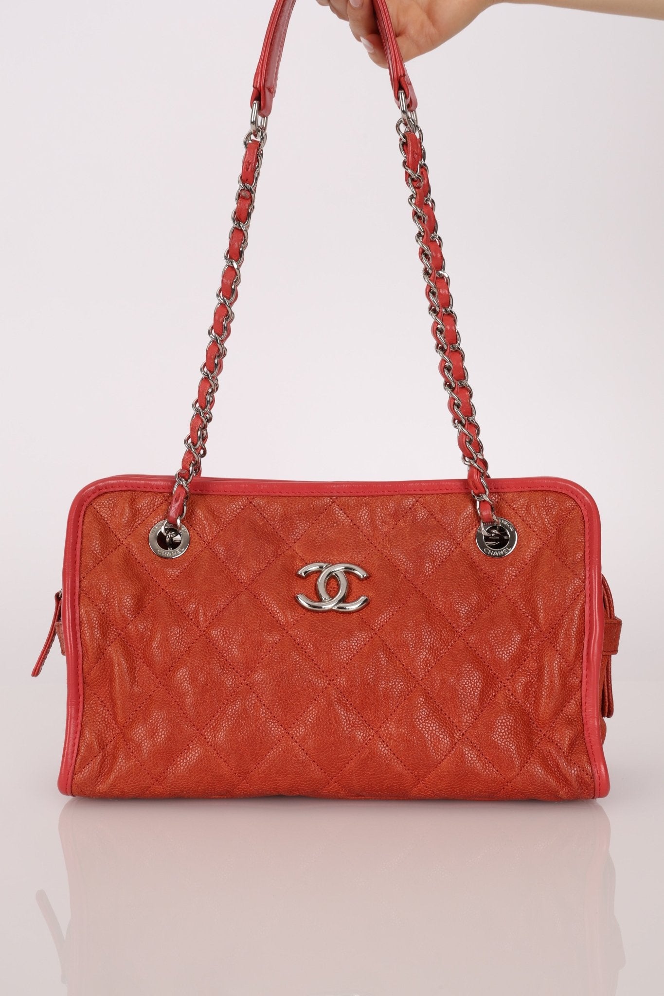 Chanel 2011 Caviar French Riviera Mini East West Tote - FashioNica