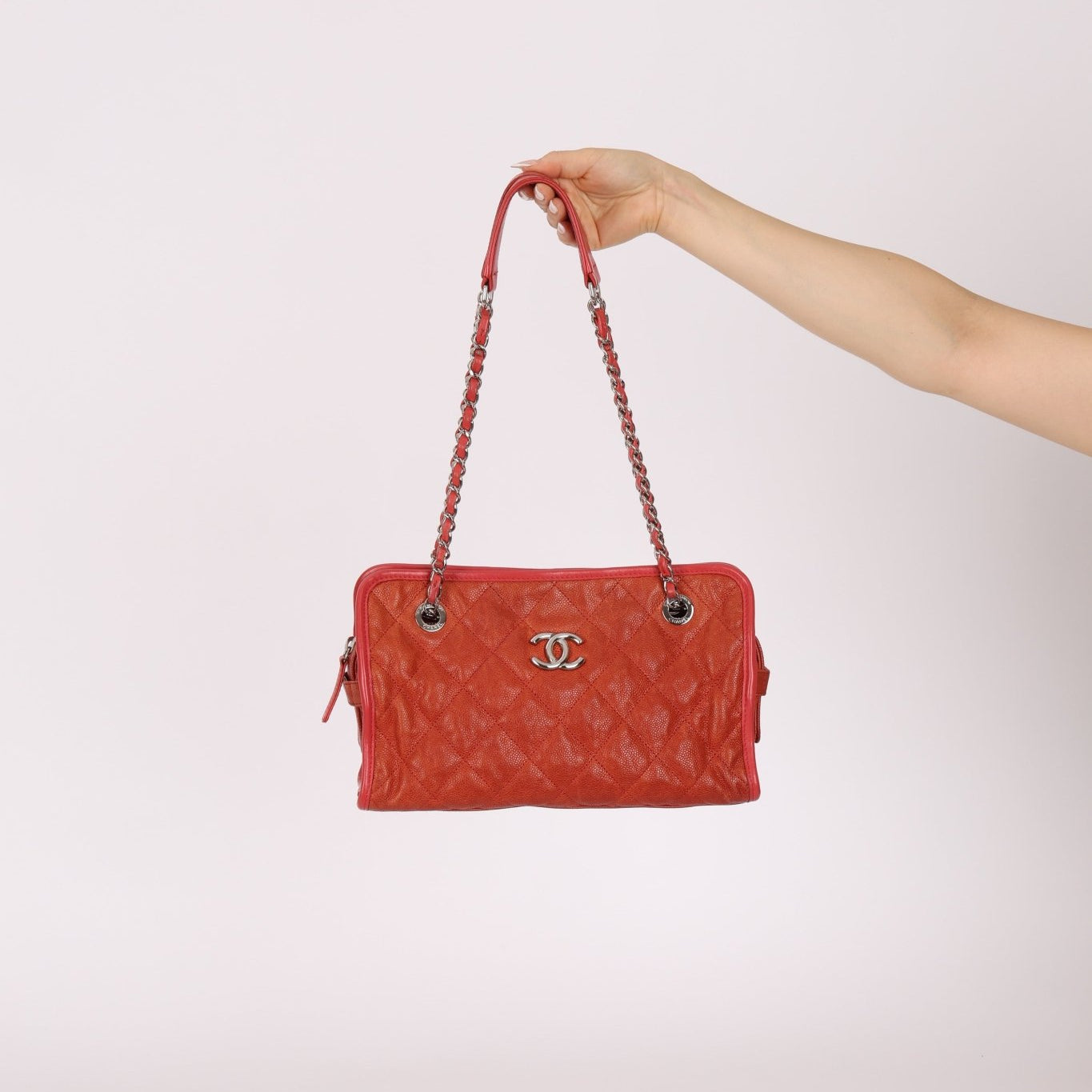 Chanel 2011 Caviar French Riviera Mini East West Tote - FashioNica