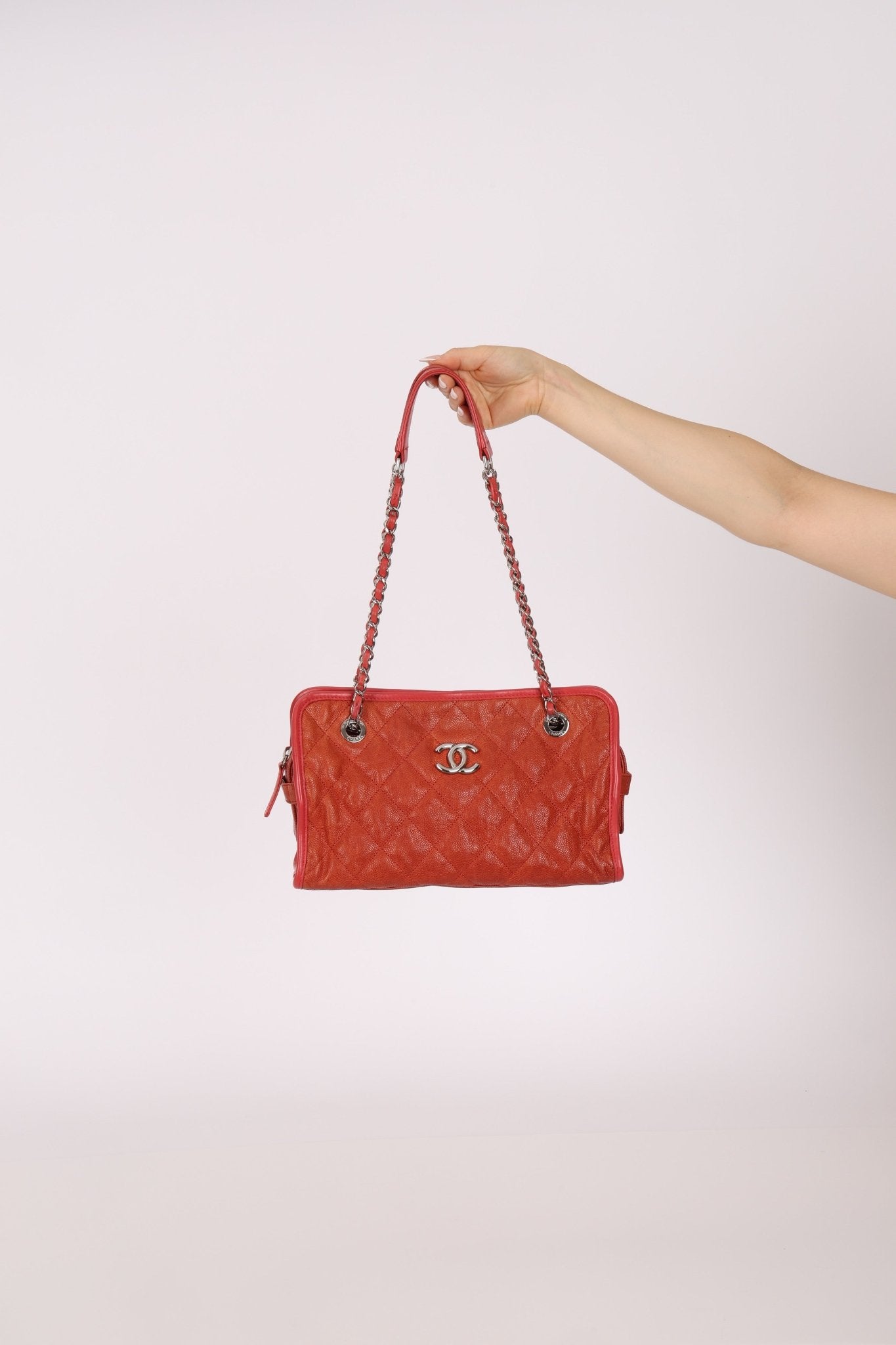 Chanel 2011 Caviar French Riviera Mini East West Tote - FashioNica