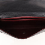 Chanel 2011 Caviar Single Flap Turnlock Clutch on Chain - FashioNica