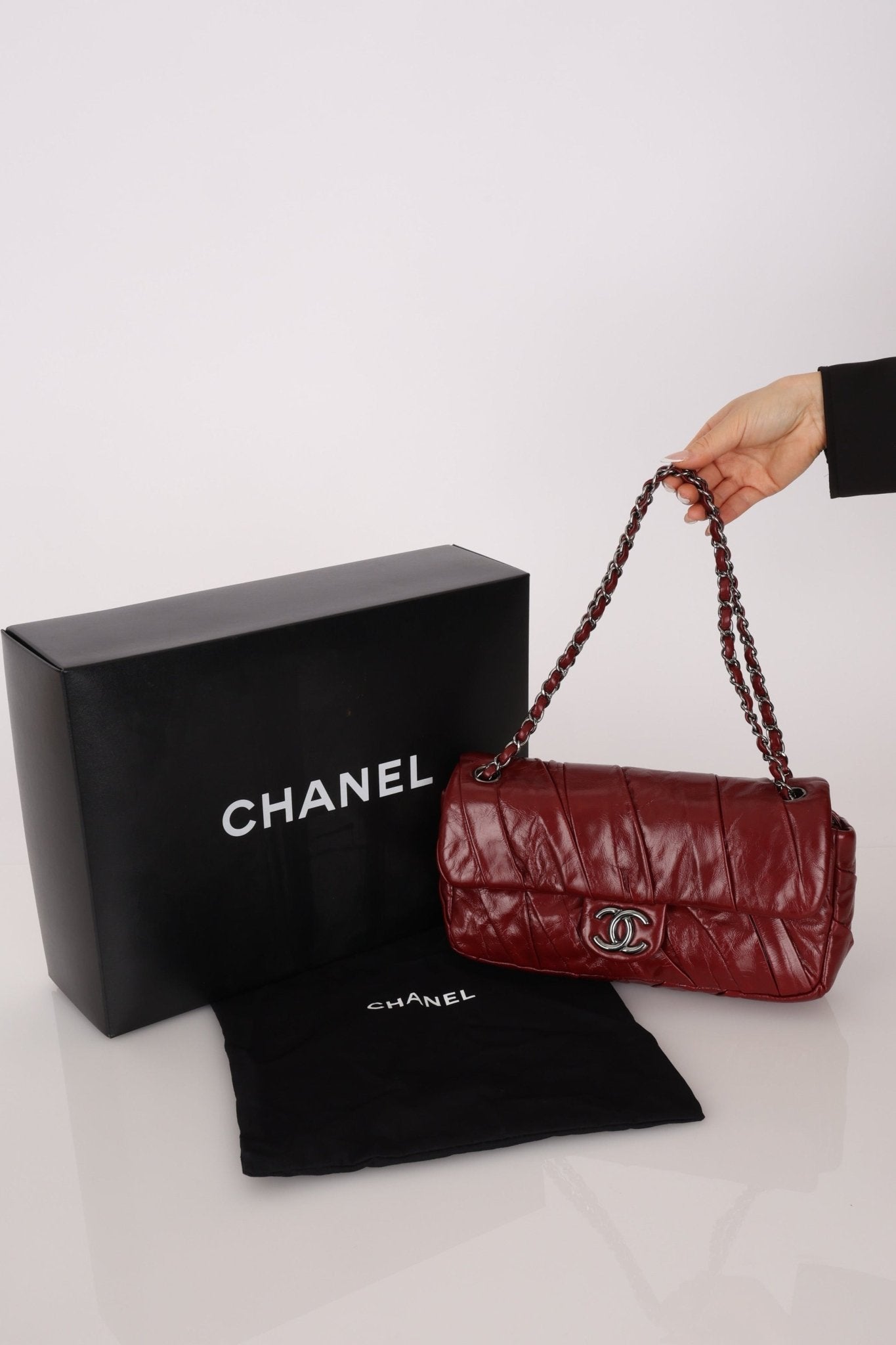 Chanel 2011 CC Glazed Twisted Medium Flap Bag - FashioNica