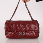 Chanel 2011 CC Glazed Twisted Medium Flap Bag - FashioNica
