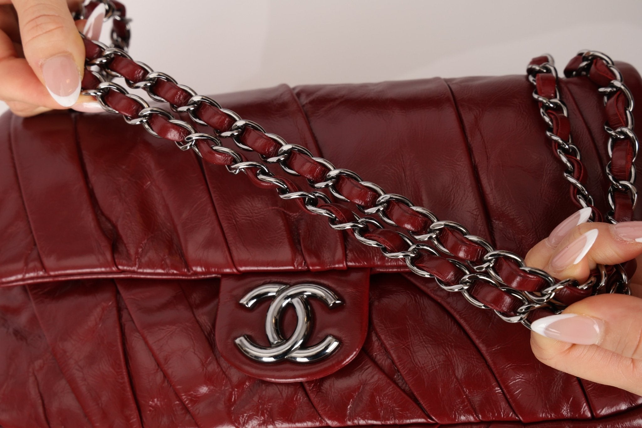 Chanel 2011 CC Glazed Twisted Medium Flap Bag - FashioNica
