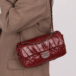 Chanel 2011 CC Glazed Twisted Medium Flap Bag - FashioNica