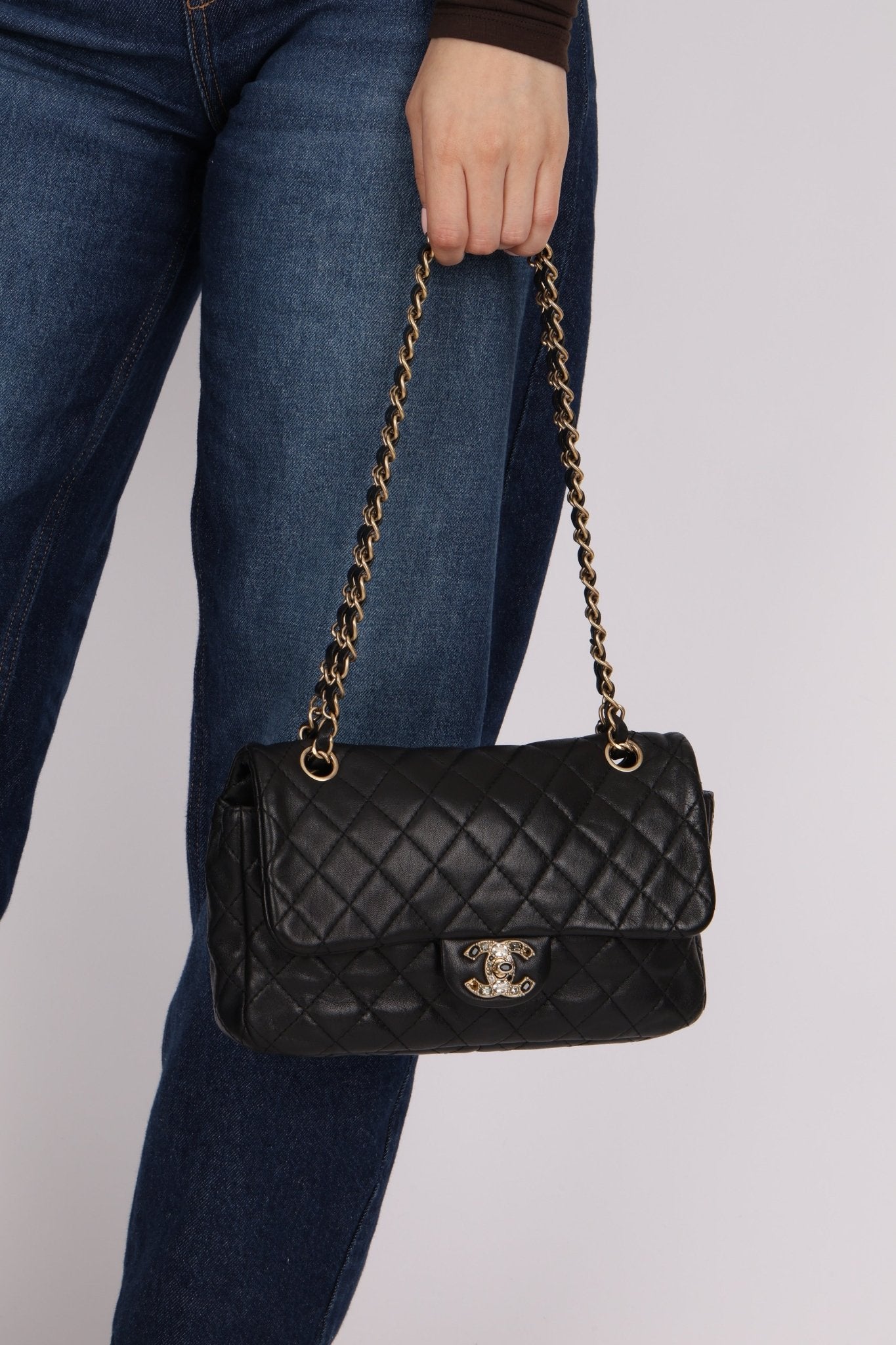 Chanel 2011 Lambskin Precious Jewels Small Single Flap - FashioNica