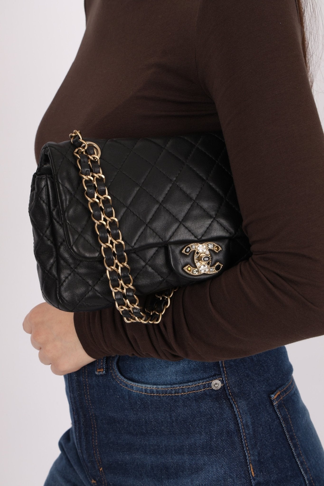 Chanel 2011 Lambskin Precious Jewels Small Single Flap - FashioNica