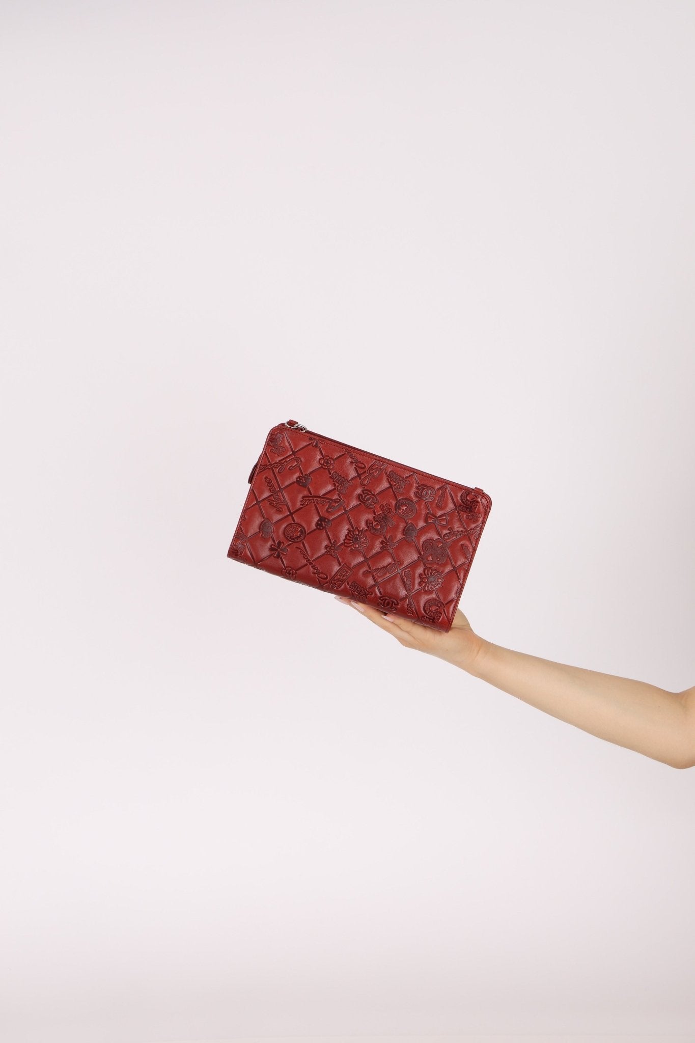 Chanel 2011 Paris - Biarritz Lucky Charms Embossed Pochette - FashioNica