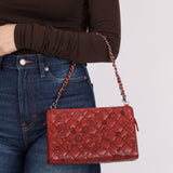 Chanel 2011 Paris - Biarritz Lucky Charms Embossed Pochette - FashioNica