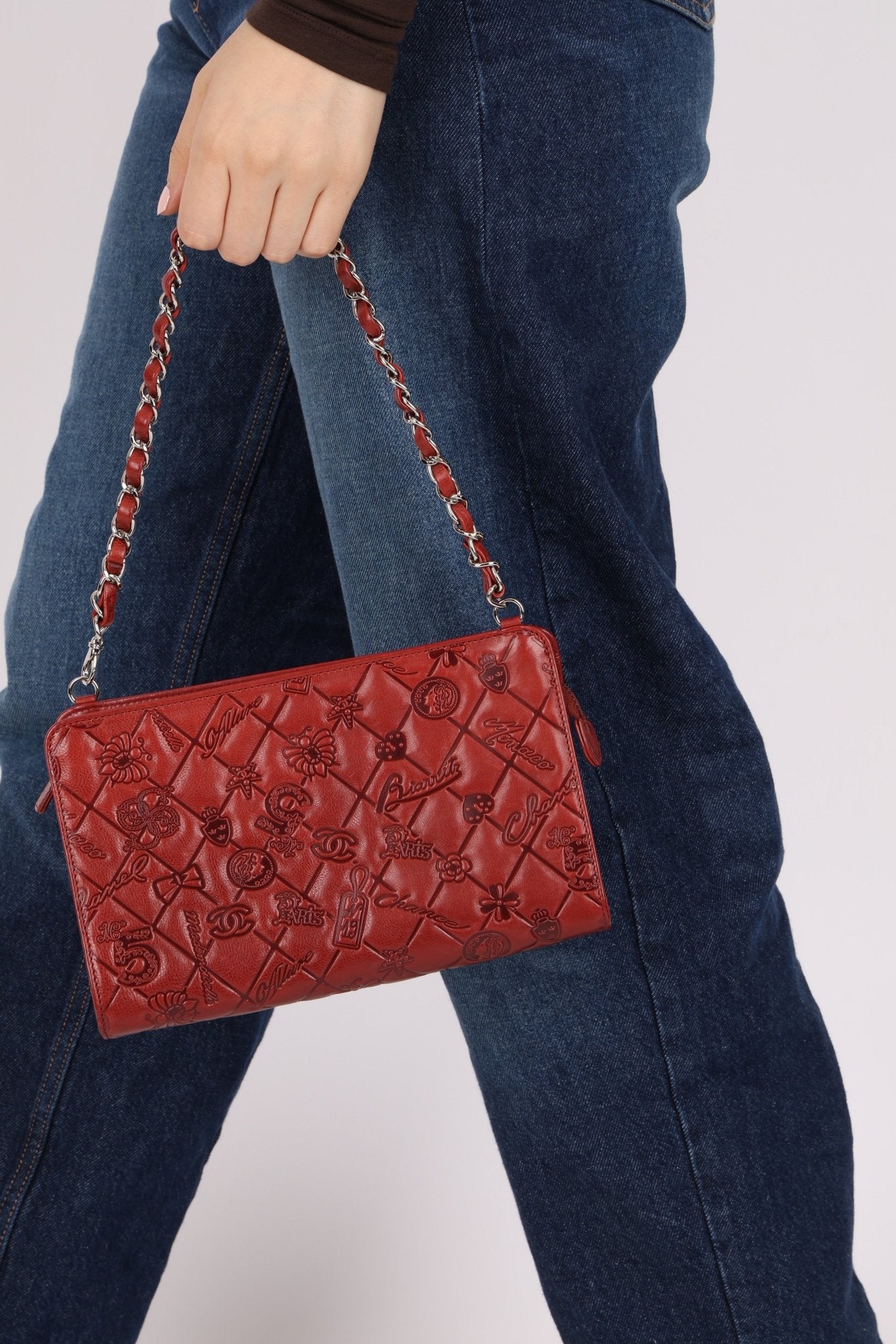 Chanel 2011 Paris - Biarritz Lucky Charms Embossed Pochette - FashioNica