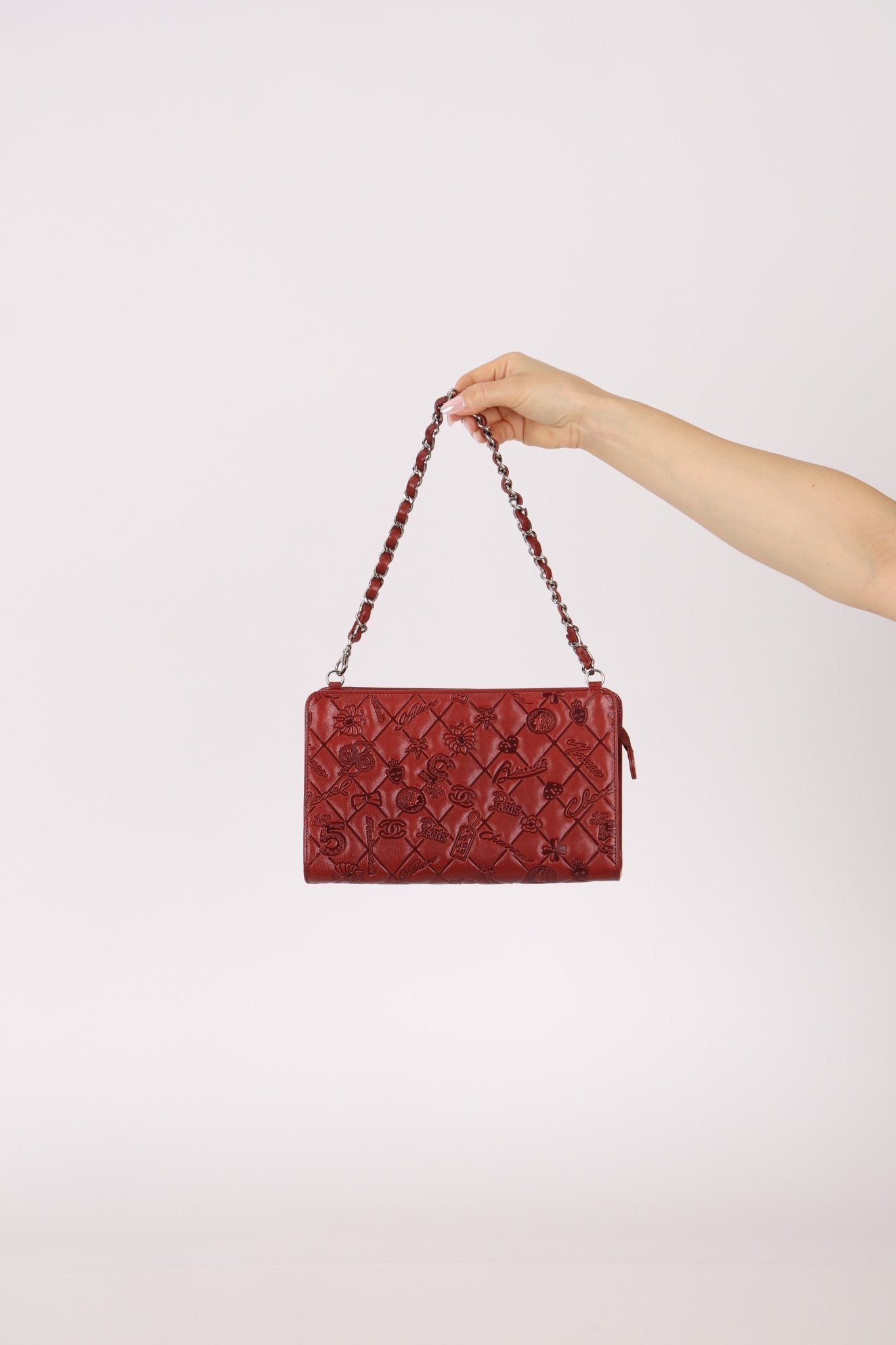 Chanel 2011 Paris - Biarritz Lucky Charms Embossed Pochette - FashioNica