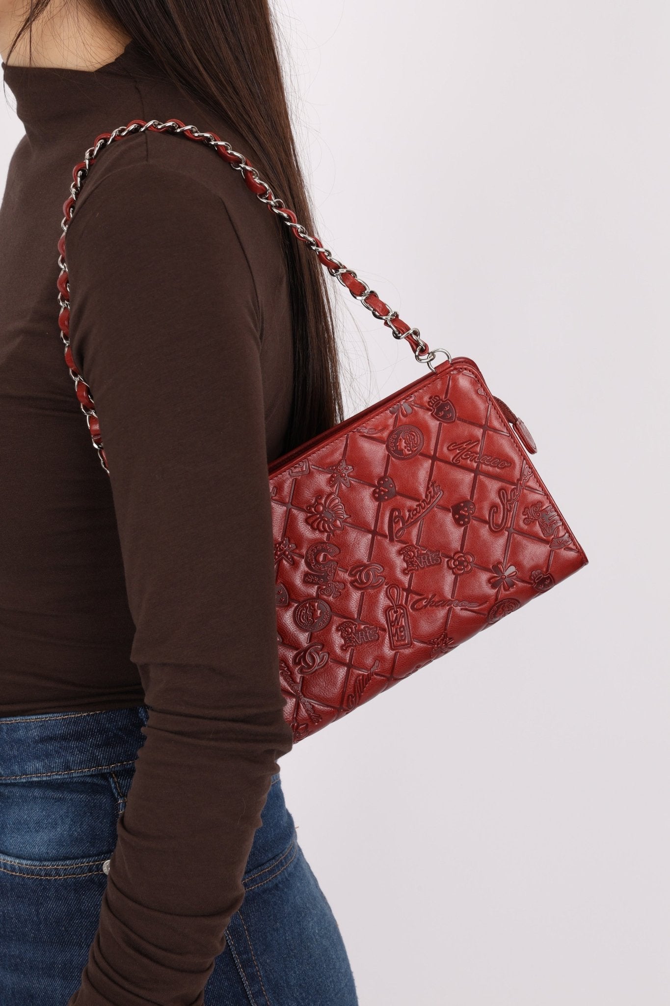 Chanel 2011 Paris - Biarritz Lucky Charms Embossed Pochette - FashioNica