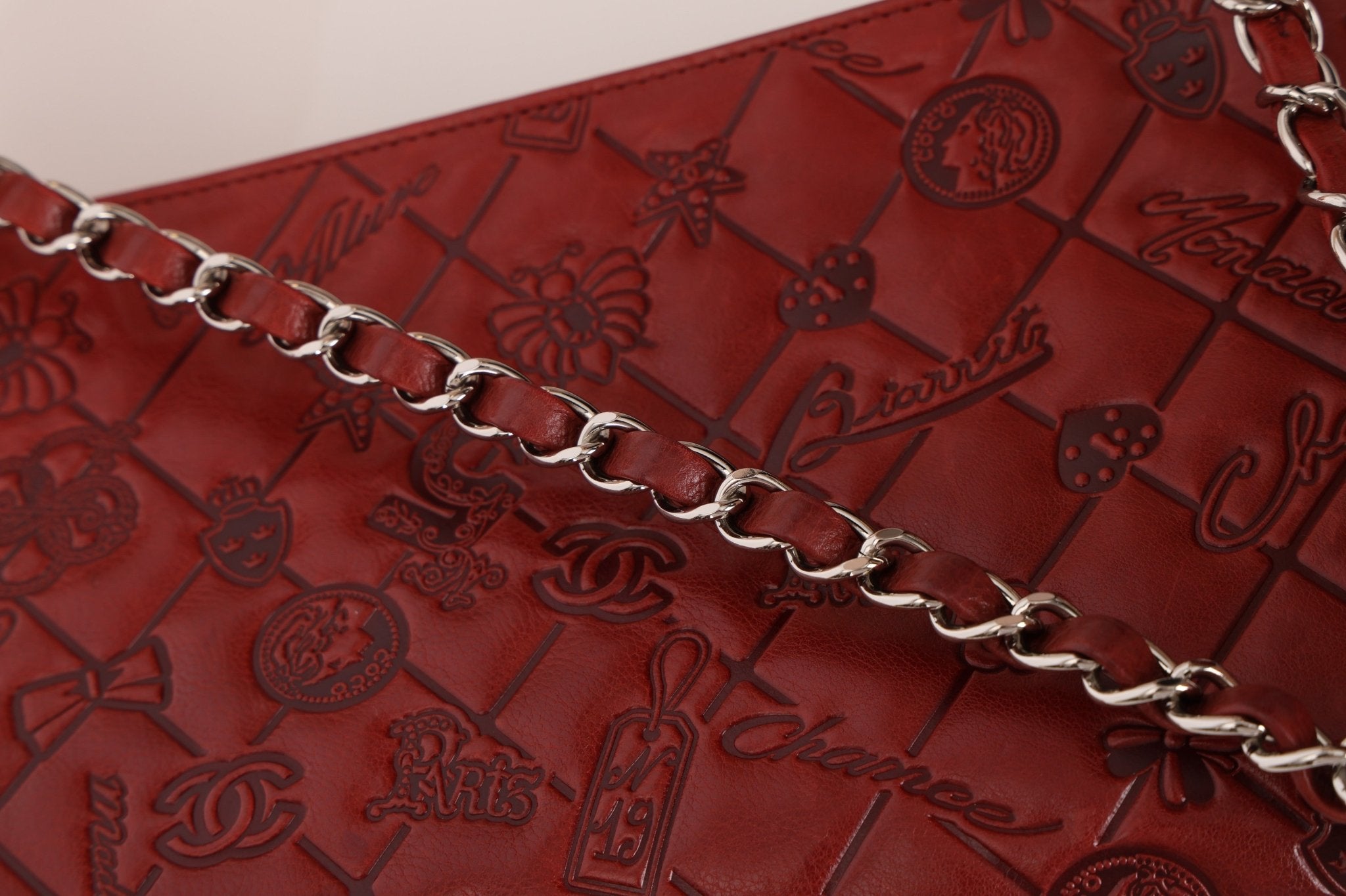 Chanel 2011 Paris - Biarritz Lucky Charms Embossed Pochette - FashioNica