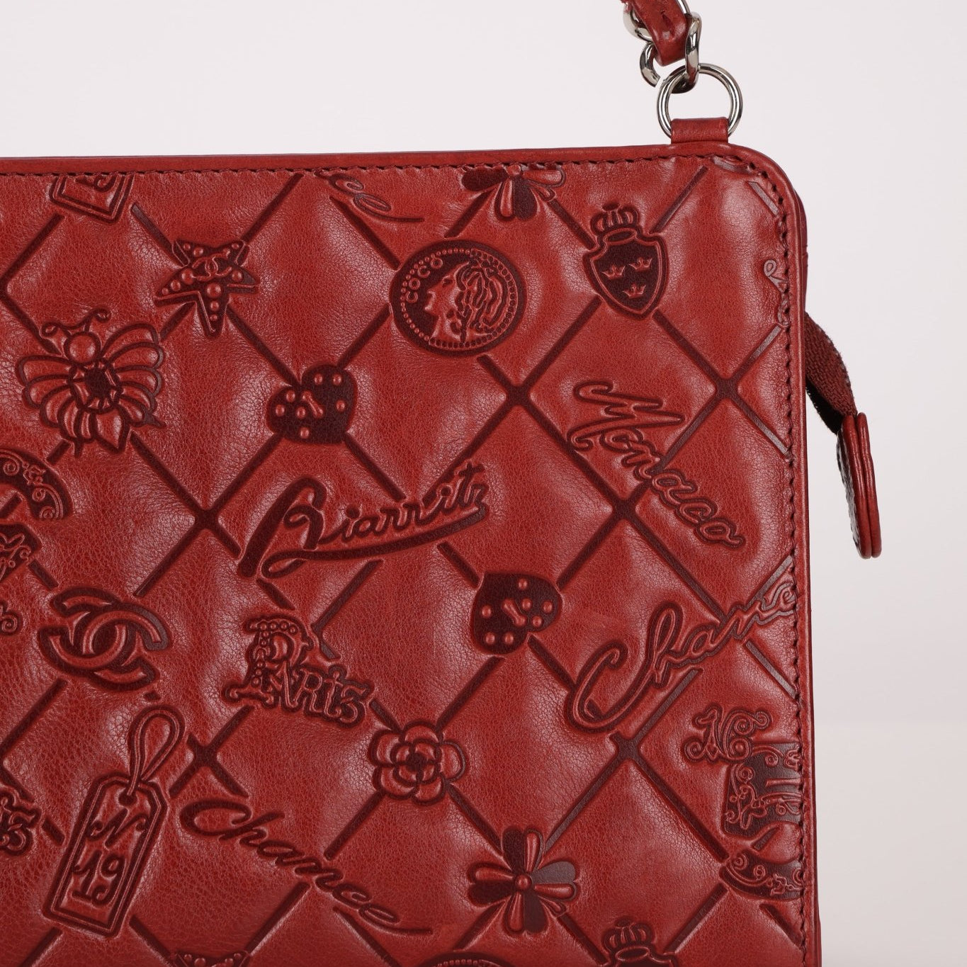 Chanel 2011 Paris - Biarritz Lucky Charms Embossed Pochette - FashioNica