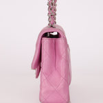 Chanel 2011 Pink Lambskin East West Flap Bag - FashioNica