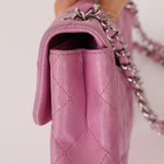 Chanel 2011 Pink Lambskin East West Flap Bag - FashioNica