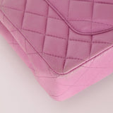Chanel 2011 Pink Lambskin East West Flap Bag - FashioNica