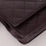 Chanel 2011 Plum Lambskin Wallet on Chain - FashioNica