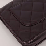 Chanel 2011 Plum Lambskin Wallet on Chain - FashioNica