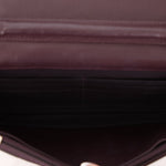 Chanel 2011 Plum Lambskin Wallet on Chain - FashioNica