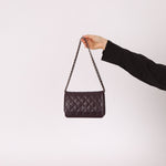 Chanel 2011 Plum Lambskin Wallet on Chain - FashioNica