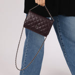 Chanel 2011 Plum Lambskin Wallet on Chain - FashioNica