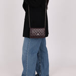 Chanel 2011 Plum Lambskin Wallet on Chain - FashioNica
