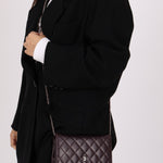 Chanel 2011 Plum Lambskin Wallet on Chain - FashioNica