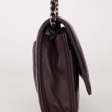 Chanel 2011 Plum Lambskin Wallet on Chain - FashioNica