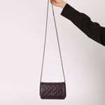 Chanel 2011 Plum Lambskin Wallet on Chain - FashioNica