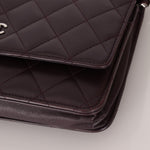 Chanel 2011 Plum Lambskin Wallet on Chain - FashioNica