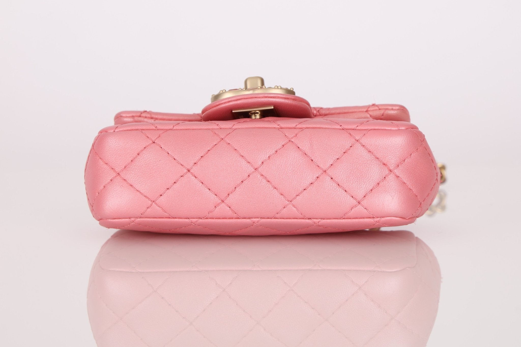 Chanel 2011 Precious Jewel Washed Calfskin Mini Flap Bag - FashioNica