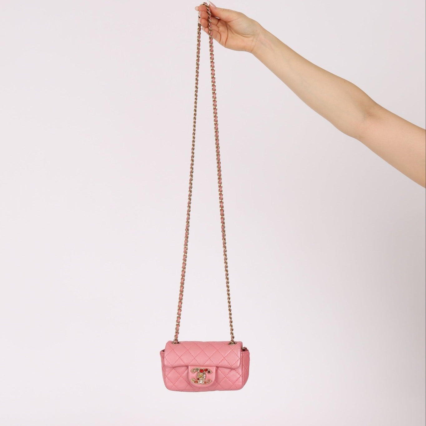 Chanel 2011 Precious Jewel Washed Calfskin Mini Flap Bag - FashioNica